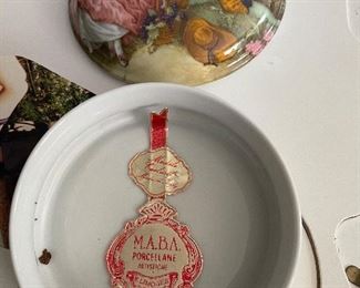 Limoge porcelain trinket box