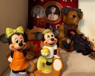 Mickey and Minnie vintage tennis