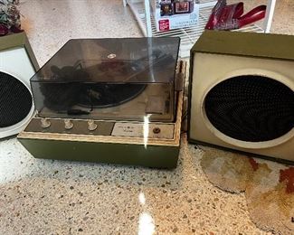 Vintage Fischer price stereo with two speakers