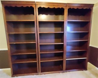 3 - 6 Level Wooden Book Shelves