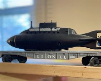 Lionel , MTH, Atlas-O US Navy Submarine Car