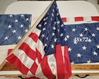 American flags