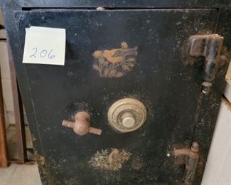Antique safe (no combination), but open