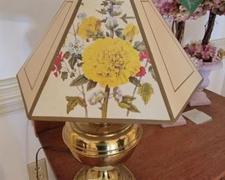 Brass vintage lamp