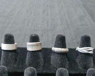 Sterling rings