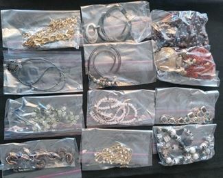 Great selection of costume jewelry - necklaces, earrings, bracelets