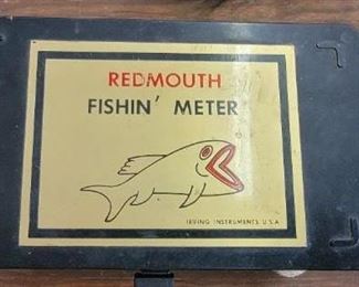 Vintage Redmouth Fishin' Meter