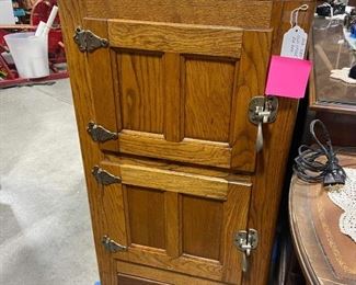 Antique ice chest