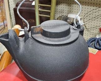 Cast tea pot