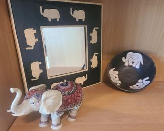 Cermanic elephants and mirror
*elephant mirror SOLD