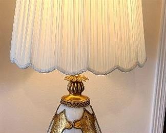 46" tall Vintage Hollywood Regency table lamp