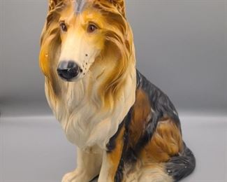 Rough Collie Breed "Lassie" statue 