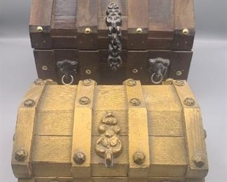 Wooden treasure chests