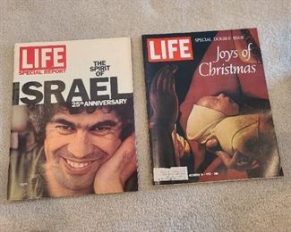 Vintage LIFE magazines