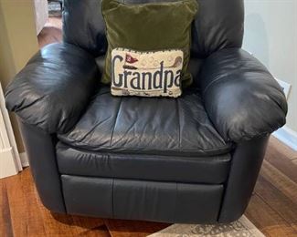 Blue Reclining Chair