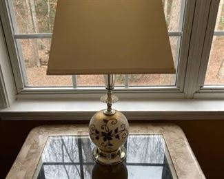 Hollywood Regency Lamp with Shade