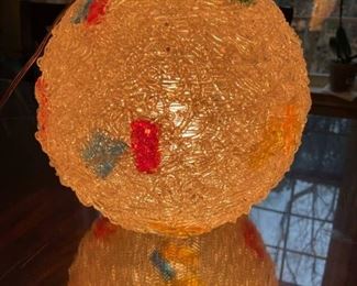 Mid Century Acrylic Spaghetti Hanging Globe