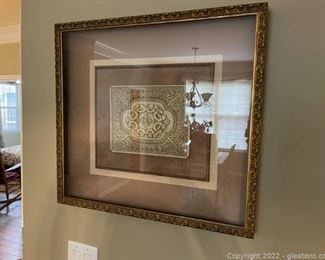 Shadow Box Framed Art Piece