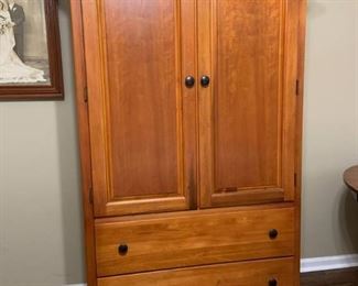 Vaughan Furniture Carved TV Armoire Wardrobe