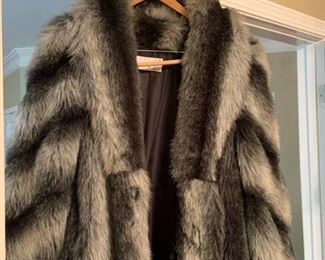 Vintage Donnybrook Faux Fur Coat