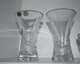 Crystal vases