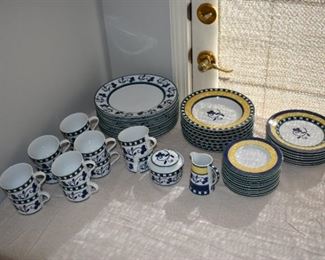 Set of ten Mikasa “Firenza” china - pattern discontinued in early 2000’s