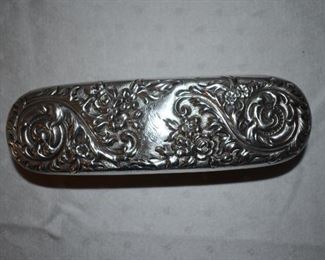 Late 1800’s sterling silver brush - single 