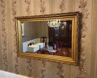 Ornate Gold mirror
