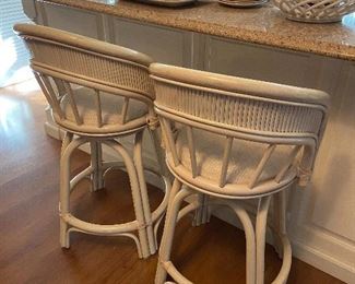 white bar stools
