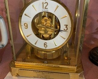 Vintage LeCoultre Atmos Desk Clock- Working