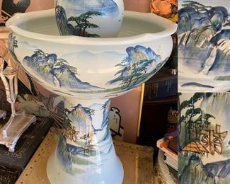Fine Porcelain Fountain 