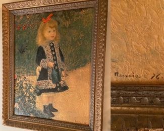 Vintage 1976 Framed Art