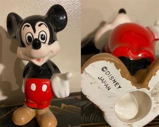 Vintage Japan Disney Ceramic Mickey Mouse