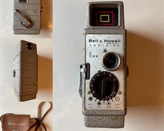 Vintage Bell & Howell One Nine 8MM camera