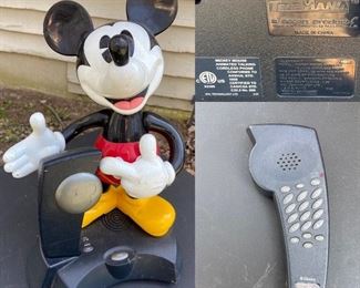 Disney Mickey Mouse Animated Talking Cordless Phone
Telemania a Segan Product