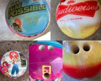 Disney’s Kim Possible Bowling Ball
Budweiser Bowling Ball