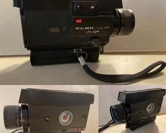 Vintage Elmo Super 311 Low Lite Movie Camera