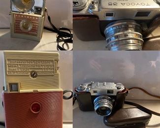 Vintage Kodak Flashfun Camera
Vintage Toyoca 35 Camera