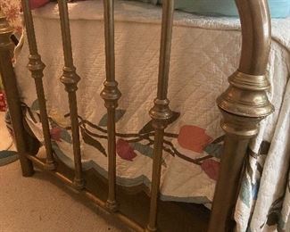 Antique Brass Twin Bed
