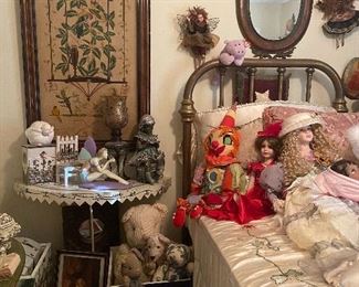 Antique Brass Twin Bed