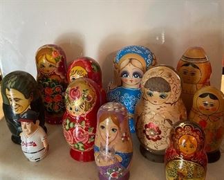 Collection of Nesting Dolls