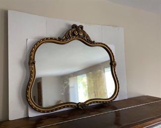 Vintage Ornate Mirror, 25" x 30"