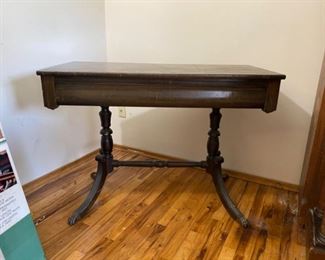 Antique Desk with Drawer & Claw Feet. West Michigan Furniture Co. 