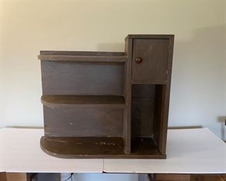 Rustic Wood Painted Cabinet