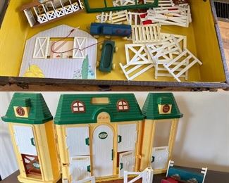 Breyer Fold out Toy Horse Stables.