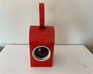  CHALWYN Lantern Made In England Railroad Traffic Oil Lantern