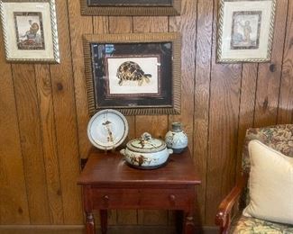 Antique side table
Baucom pottery 