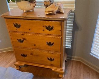 Pine desk/chest