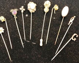 Antique lot of stickpins
