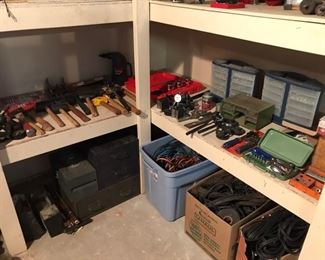 Tools steel case drawers bins & boxes of stuff